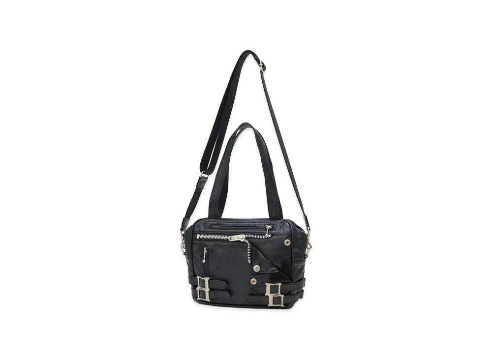 UNDERCOVER Cowhide Leather Riders Bag "Black"