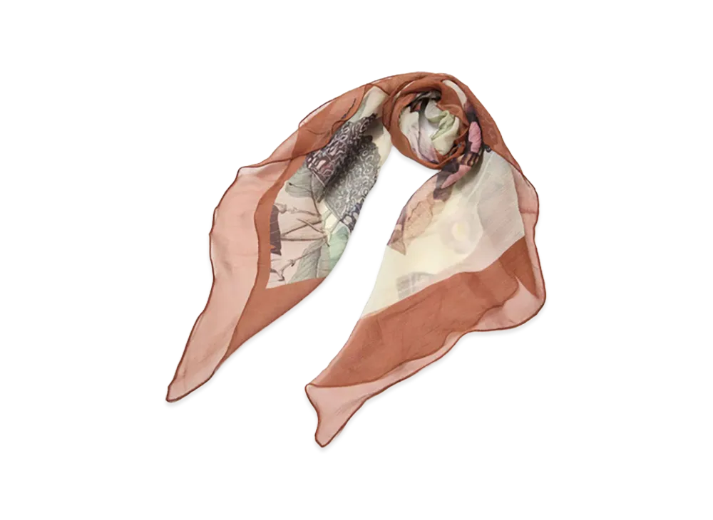 UNDERCOVER Silk Scarf "Ivory Base"