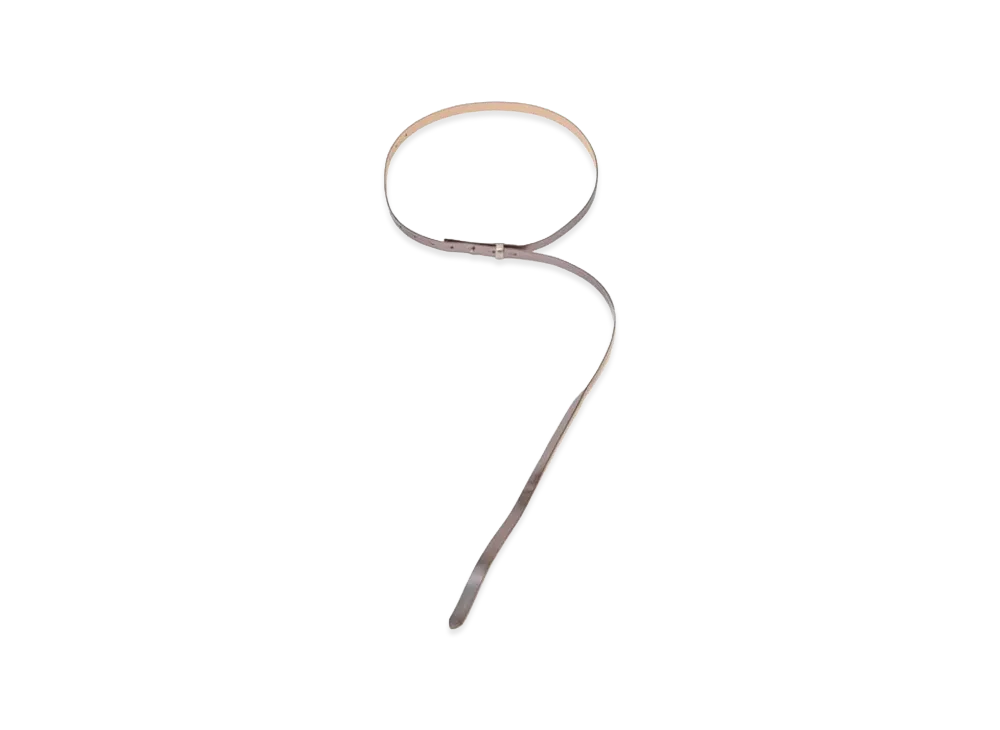 UNDERCOVER Sheepskin Cowhide Leather Giboshi Belt "Dark Gray"