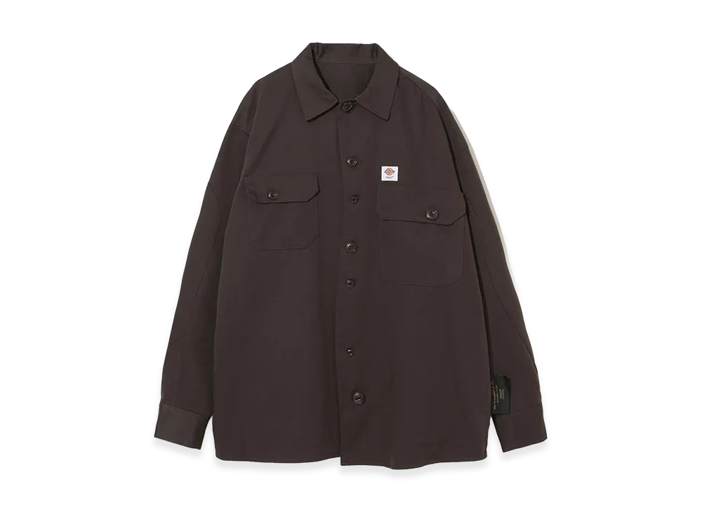 UNDERCOVER x Dickies Polyester Cotton Work Shirt "Brown"