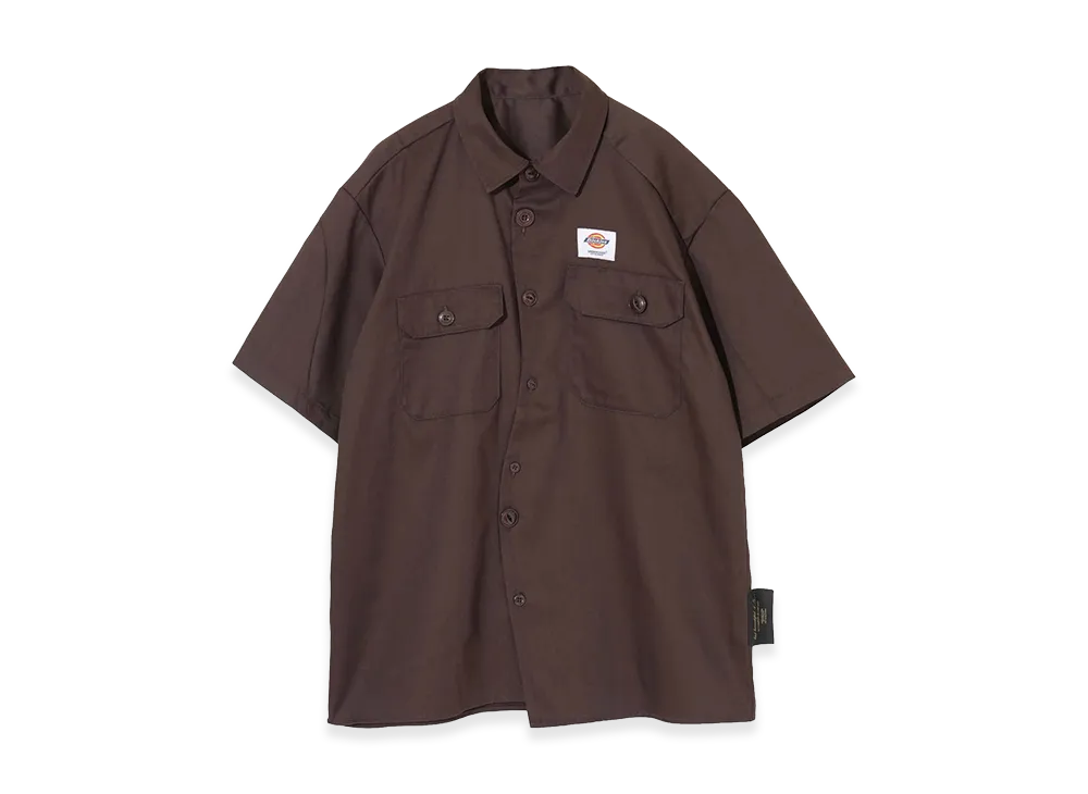 UNDERCOVER x Dickies Polyester Cotton Work Shirt "Brown"