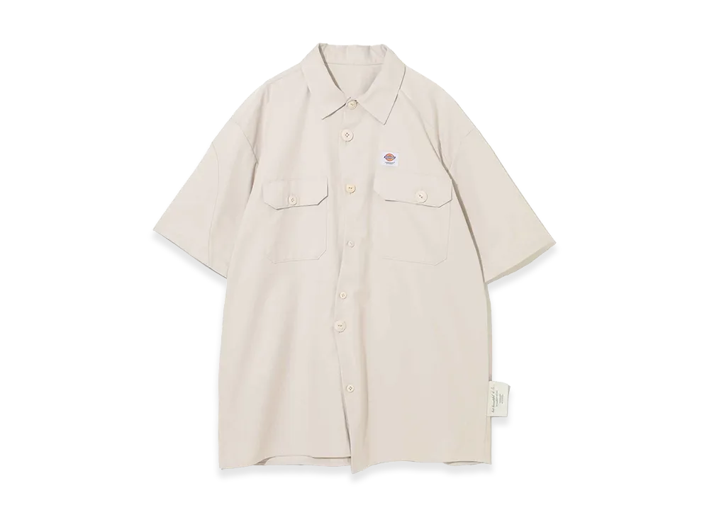 UNDERCOVER x Dickies Polyester Cotton Work Shirt "L.G.Beige"