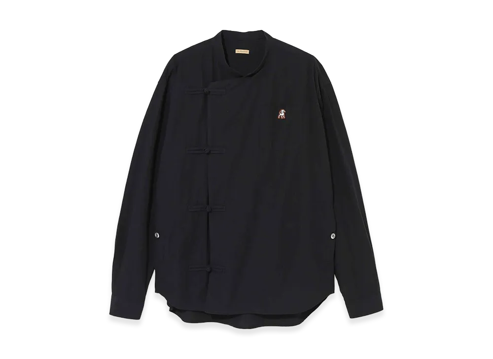 UNDERCOVER Cotton Typewriter China Shirt "Black"