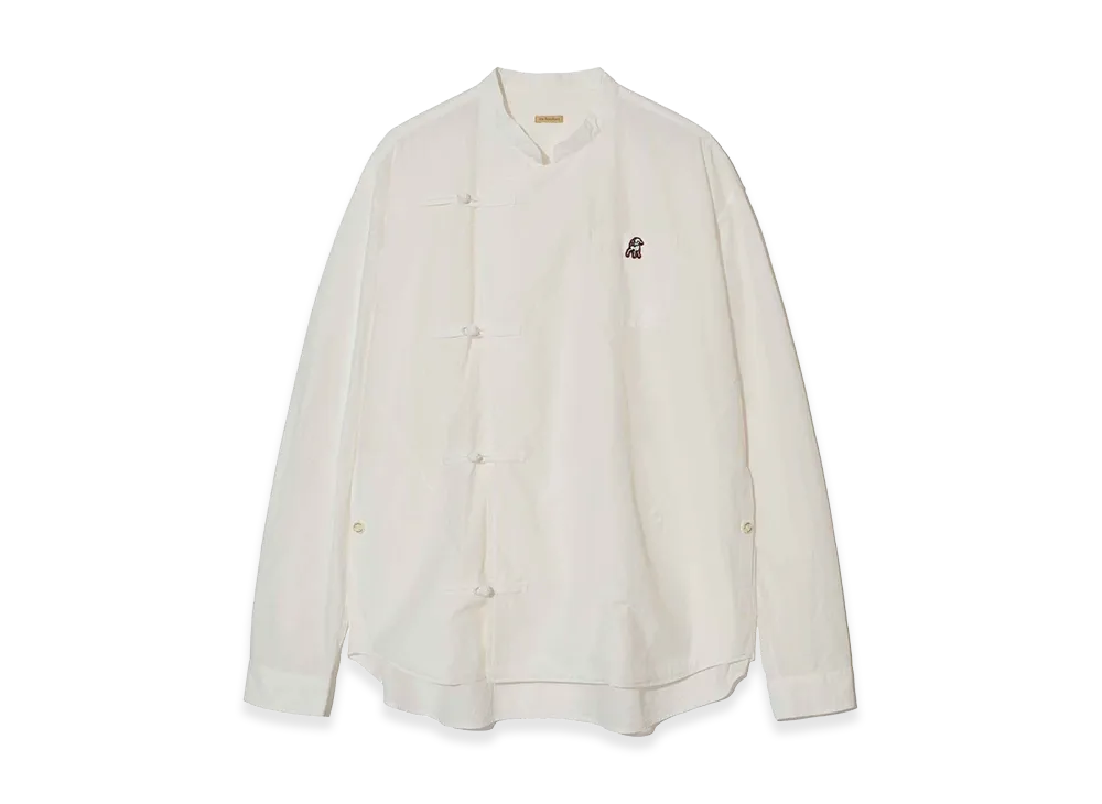 UNDERCOVER Cotton Typewriter China Shirt "White"