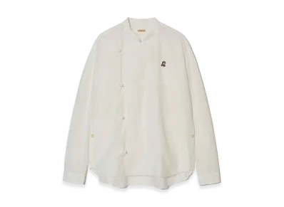 UNDERCOVER Cotton Typewriter China Shirt "White"