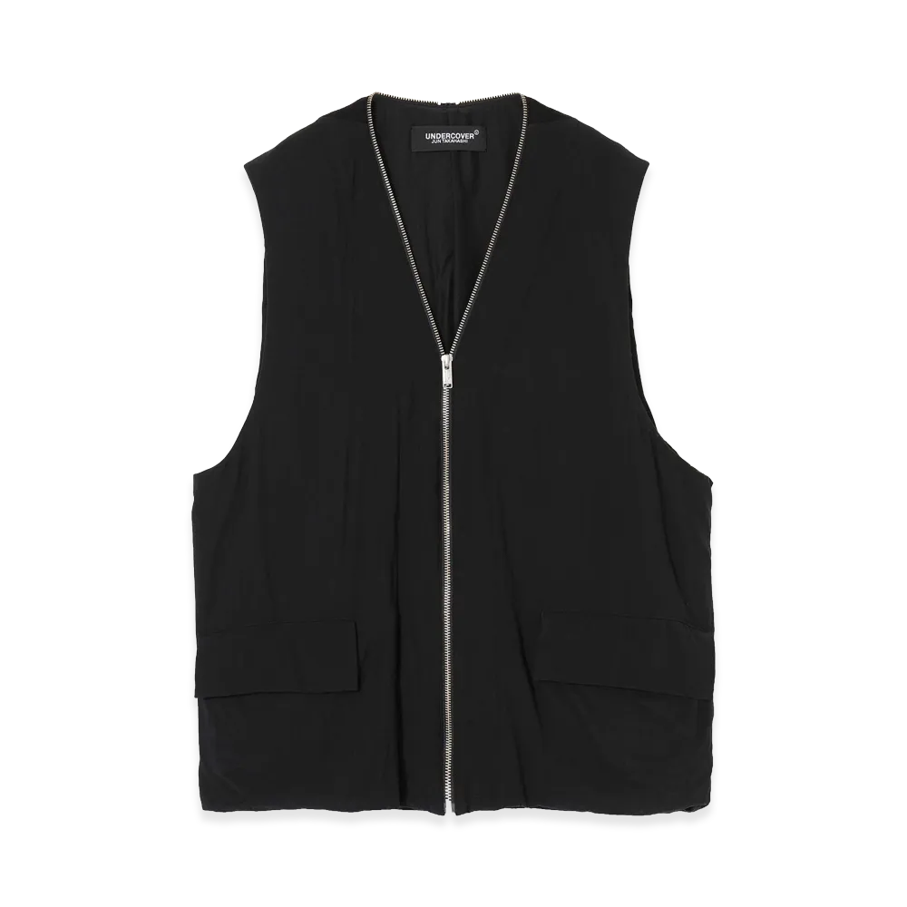 UNDERCOVER Wool Padded Vest "Black"