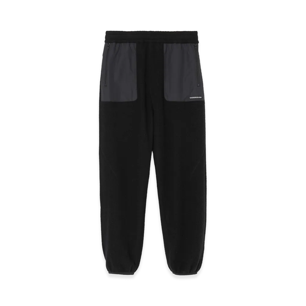 UNDERCOVER Wool Pile Pants "Black"