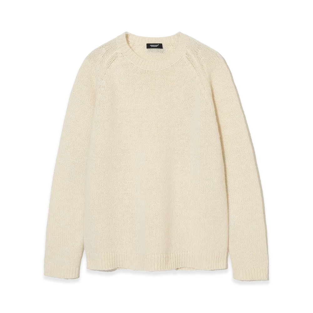 UNDERCOVER Cashmere Blend Wool Knit Pullover "Off White"