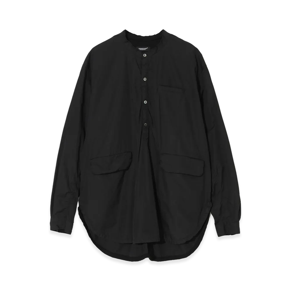 UNDERCOVER Broadcloth Pullover Shirt "Black"