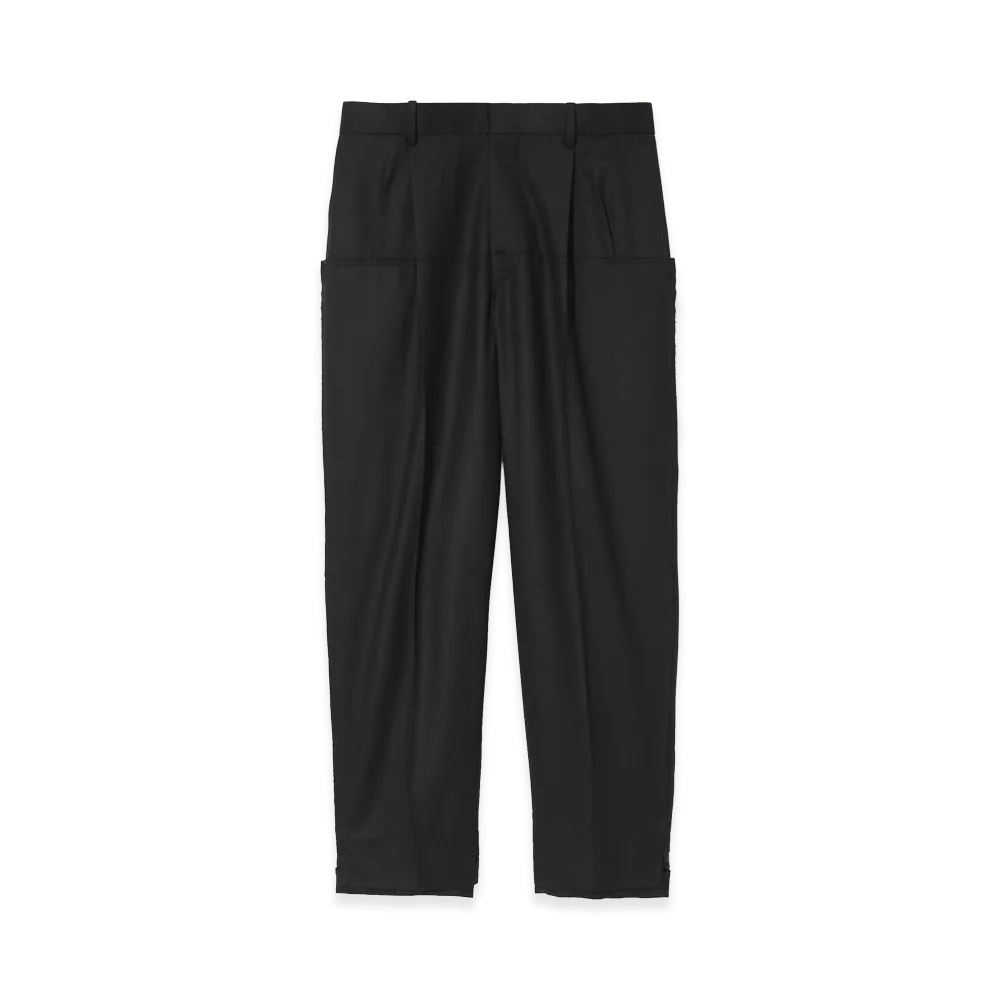 UNDERCOVER Wool Saxony Slacks "Black"