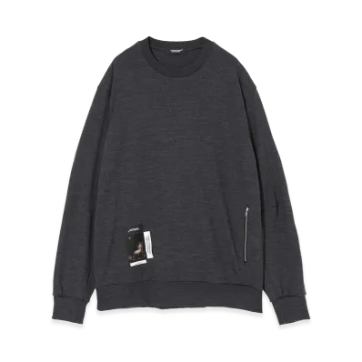 UNDERCOVER Untwisted Yarn Wool Sweat Pullover "T.Charcoal"
