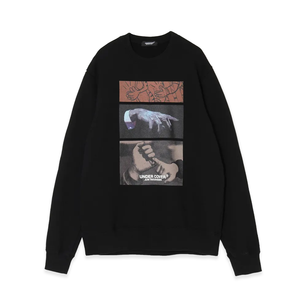 UNDERCOVER Cotton Sweat Pullover "Black"