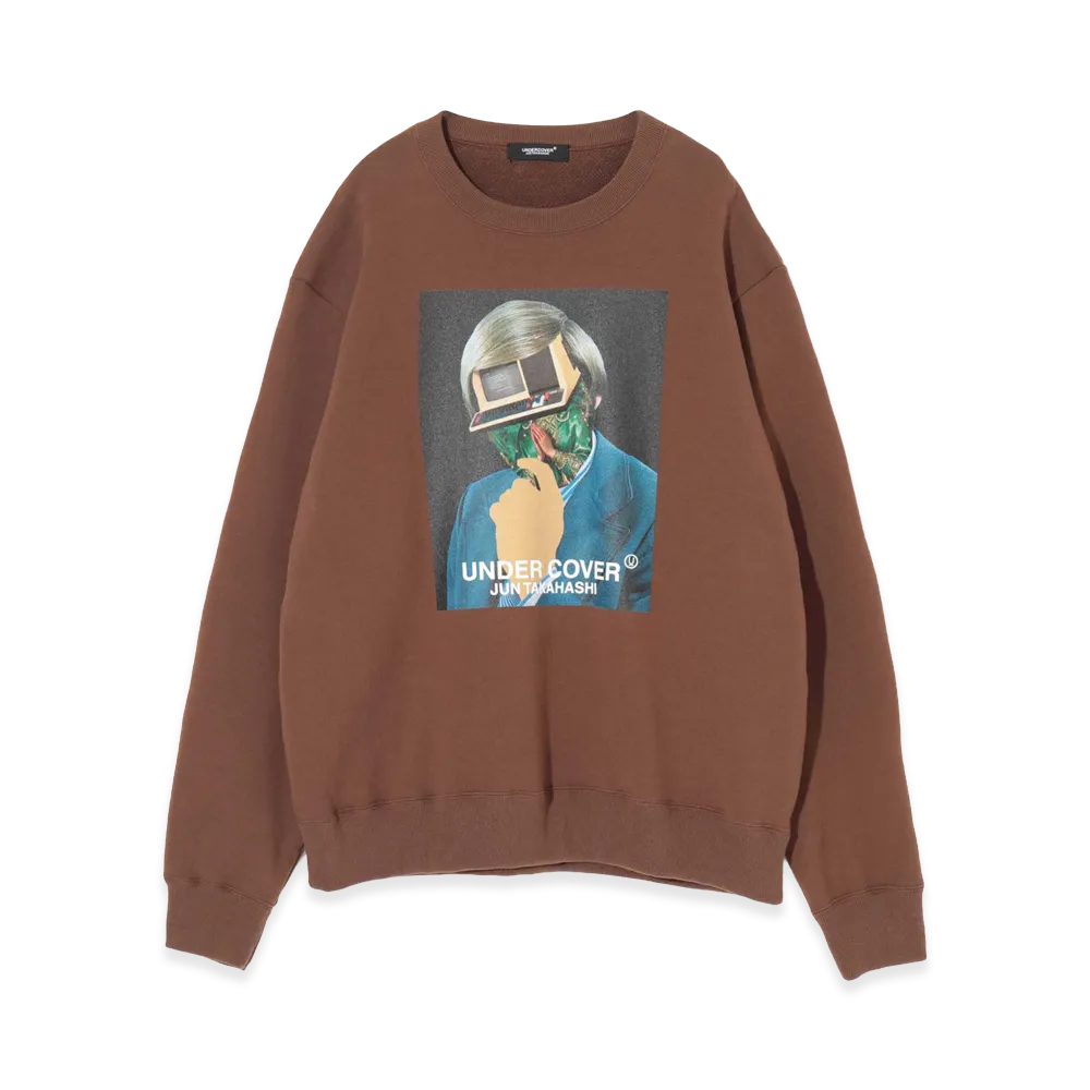 UNDERCOVER Cotton Sweat Pullover "Brown"