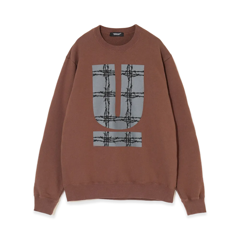 UNDERCOVER Cotton Sweat Pullover "Brown"