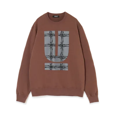 UNDERCOVER Cotton Sweat Pullover "Brown"