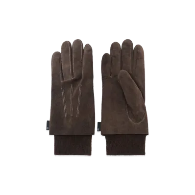 UNDERCOVER Pig Suede Gloves "Dark Brown"