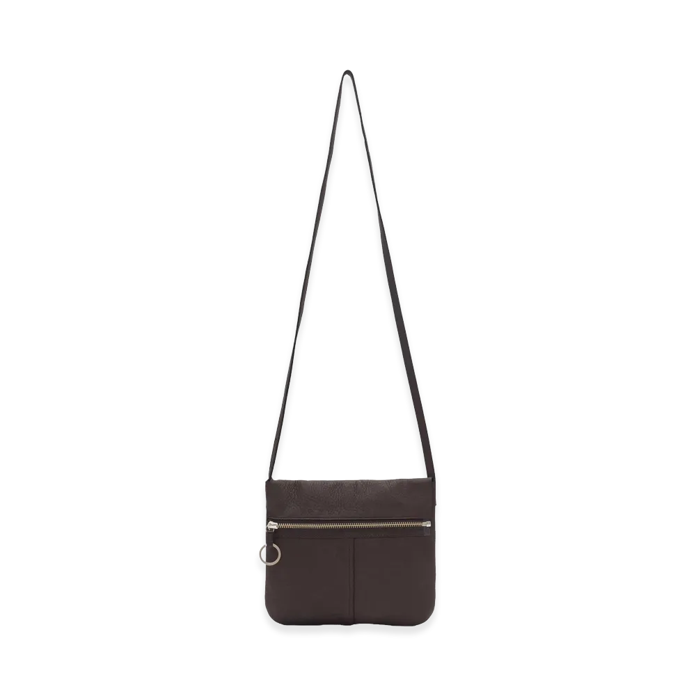 UNDERCOVER Deerskin Shoulder Bag "Dark Brown"