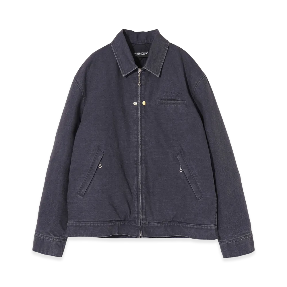 UNDERCOVER Cotton Lined Quilted Blouson "Navy"