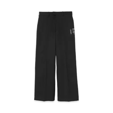 UNDERCOVER Wool Wide Slacks "Black"
