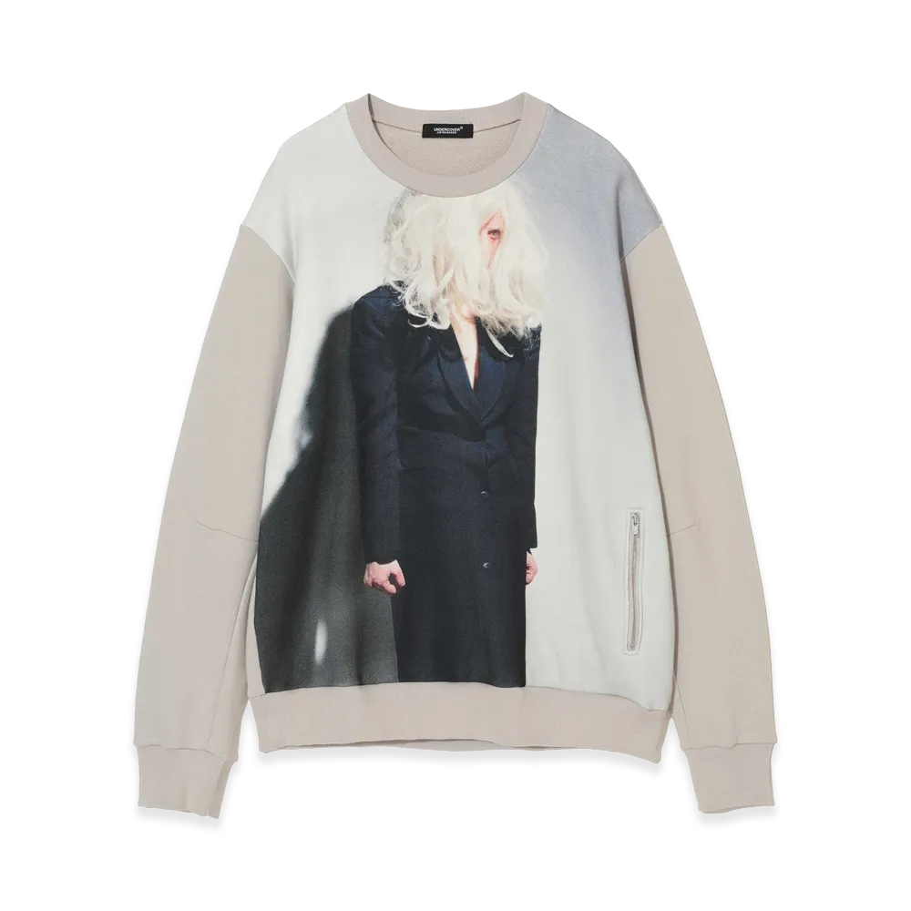 UNDERCOVER Cashmere Blend Cotton Sweat Pullover "Light Beige Gray"