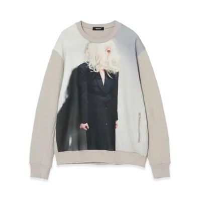 UNDERCOVER Cashmere Blend Cotton Sweat Pullover "Light Beige Gray"