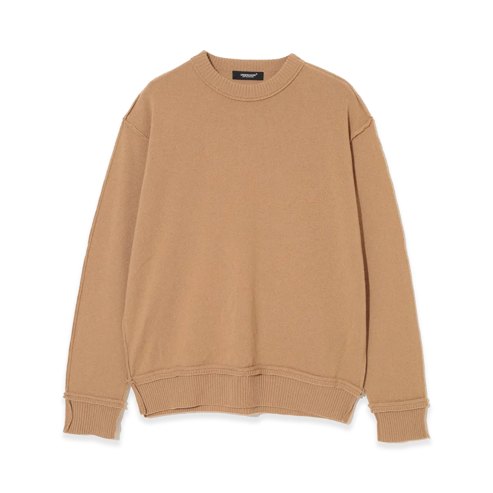 UNDERCOVER Wool Cashmere Knit Pullover "Beige"