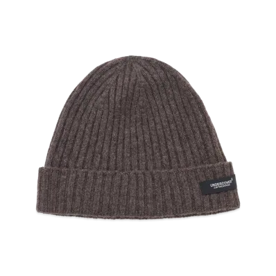 UNDERCOVER Cashmere Rib Beanie "Gray Beige"