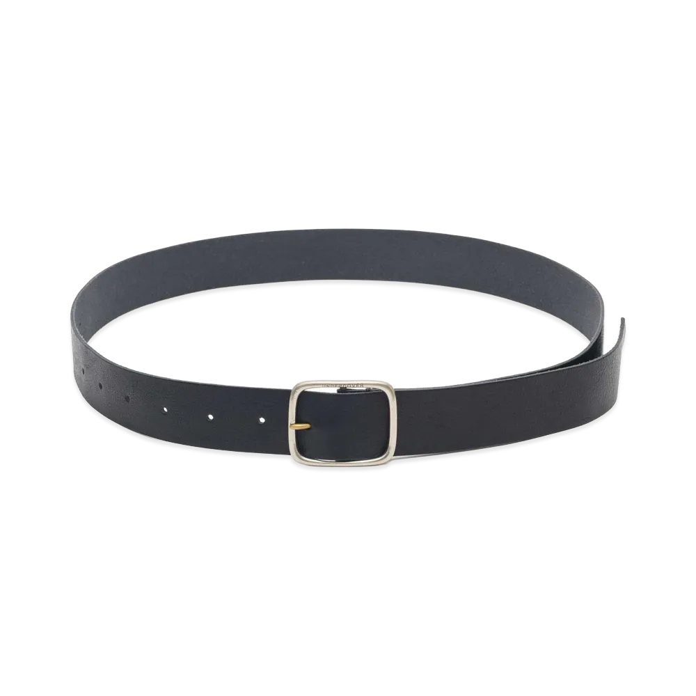 UNDERCOVER Oil Shrink Cowhide Leather Belt "Black"