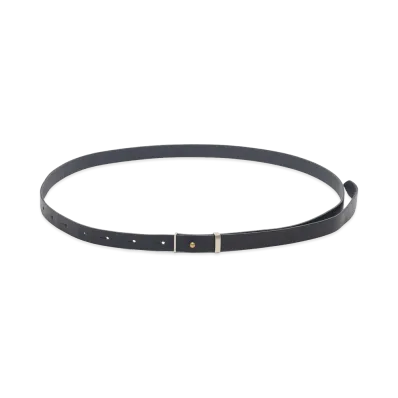 UNDERCOVER Oil Shrink Cowhide Leather Belt "Black"