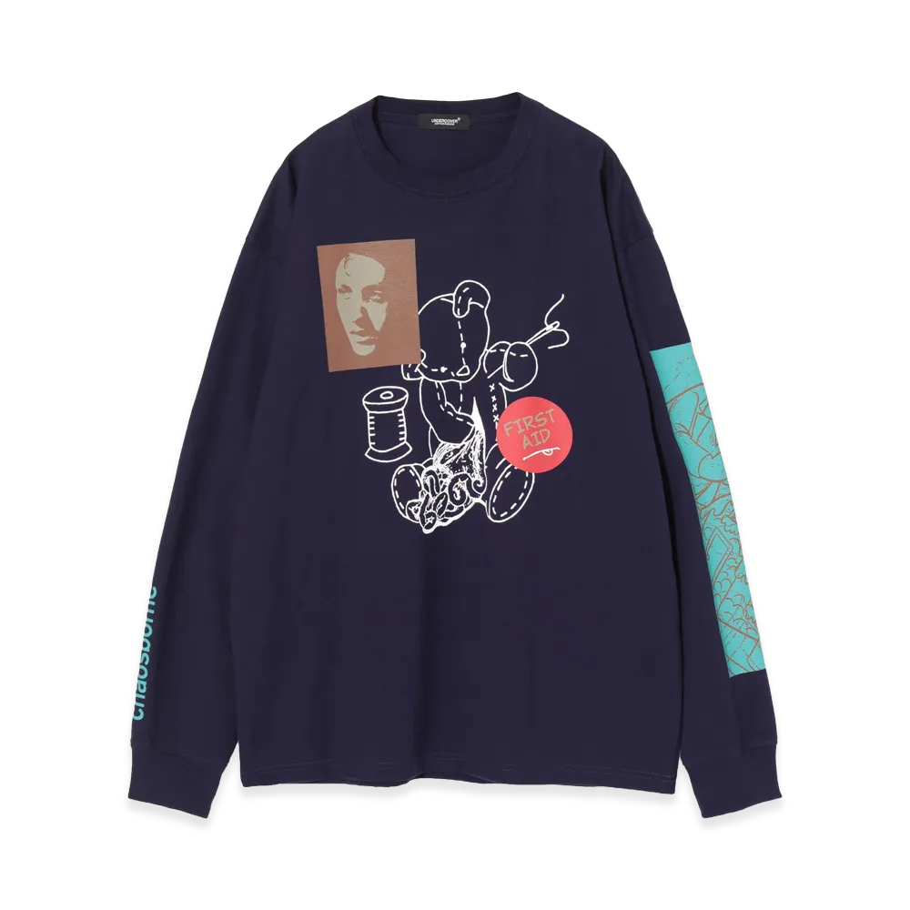 UNDERCOVER Cotton LS T-Shirt "Navy"