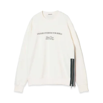 UNDERCOVER Cotton French Terry Sweat Pullover "Off White"