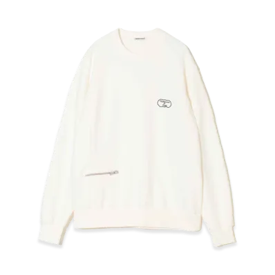 UNDERCOVER Cotton French Terry Sweat Pullover "Off White"