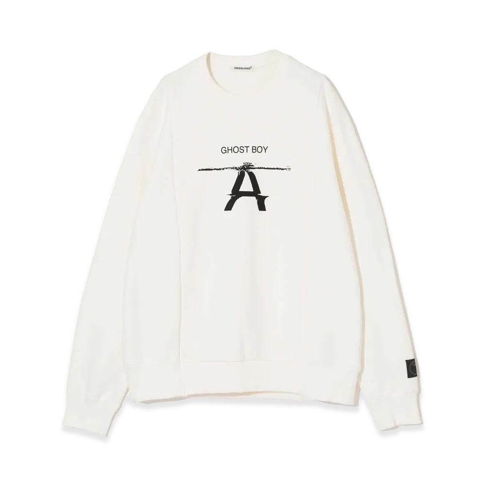 UNDERCOVER Cotton French Terry Sweat Panelled Pullover "Off White"