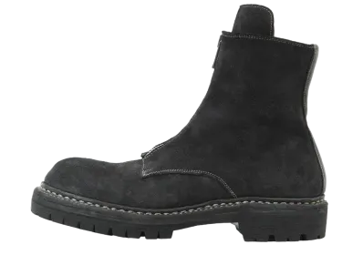 GUIDI nonnative x UNDERCOVER Center Zip Boots Big Daddy by GUIDI Horse Reverse Leather "Charcoal" UC2C9F02 Vibram Sole