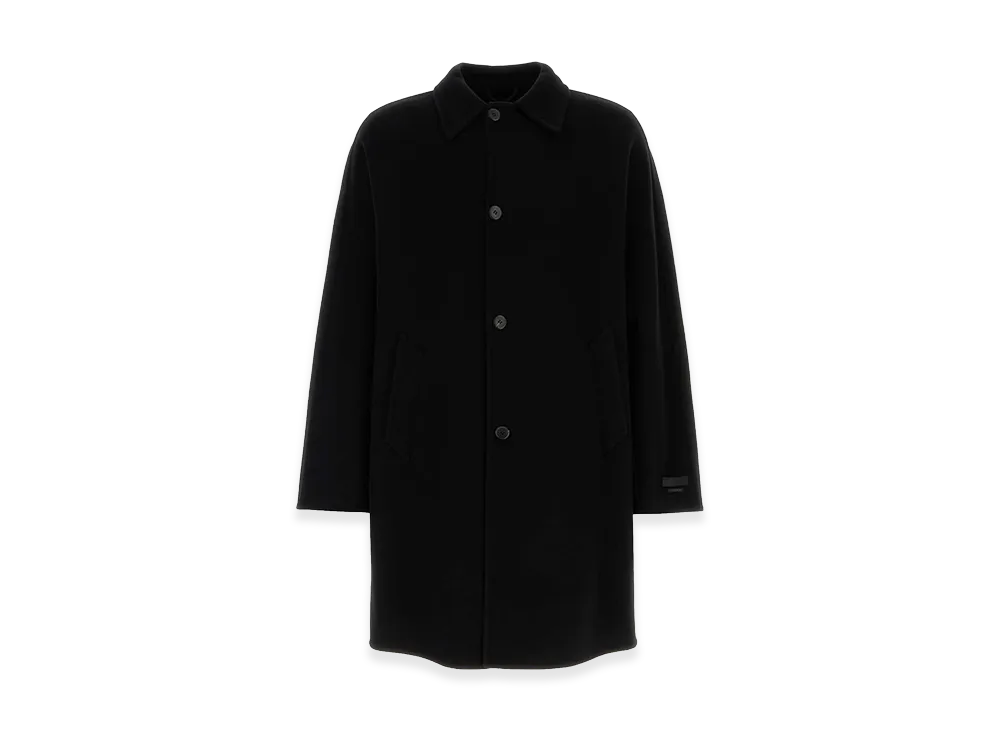PRADA Cashmere And Wool Coat "Black"