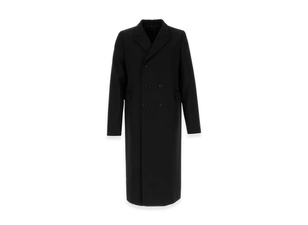 PRADA Wool Overcoat "Black"