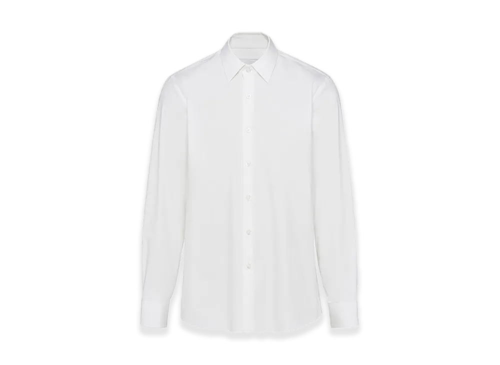 PRADA Stretch Cotton Shirt "White"