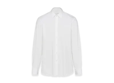 PRADA Stretch Cotton Shirt "White"