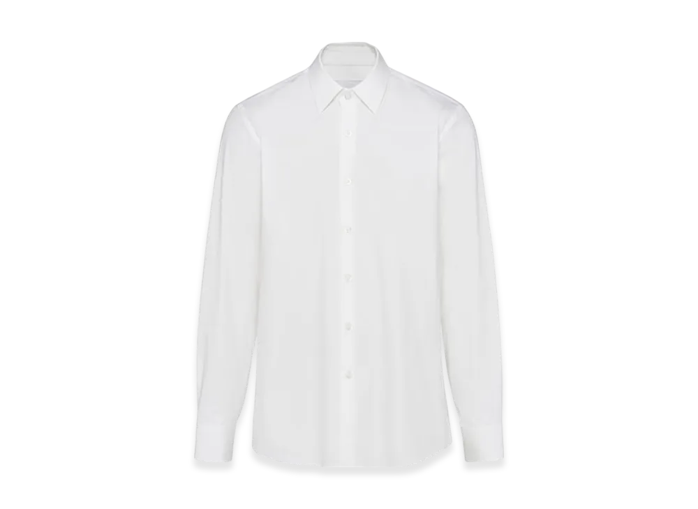 PRADA Stretch Cotton Shirt "White"