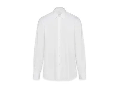 PRADA Stretch Cotton Shirt "White"