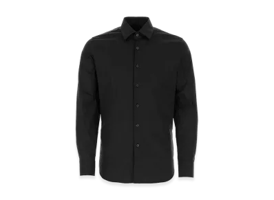 PRADA Stretch Poplin Shirt "Black"