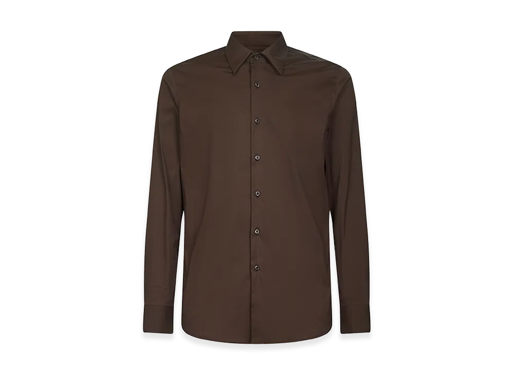 PRADA Shirts Ebony "Brown"