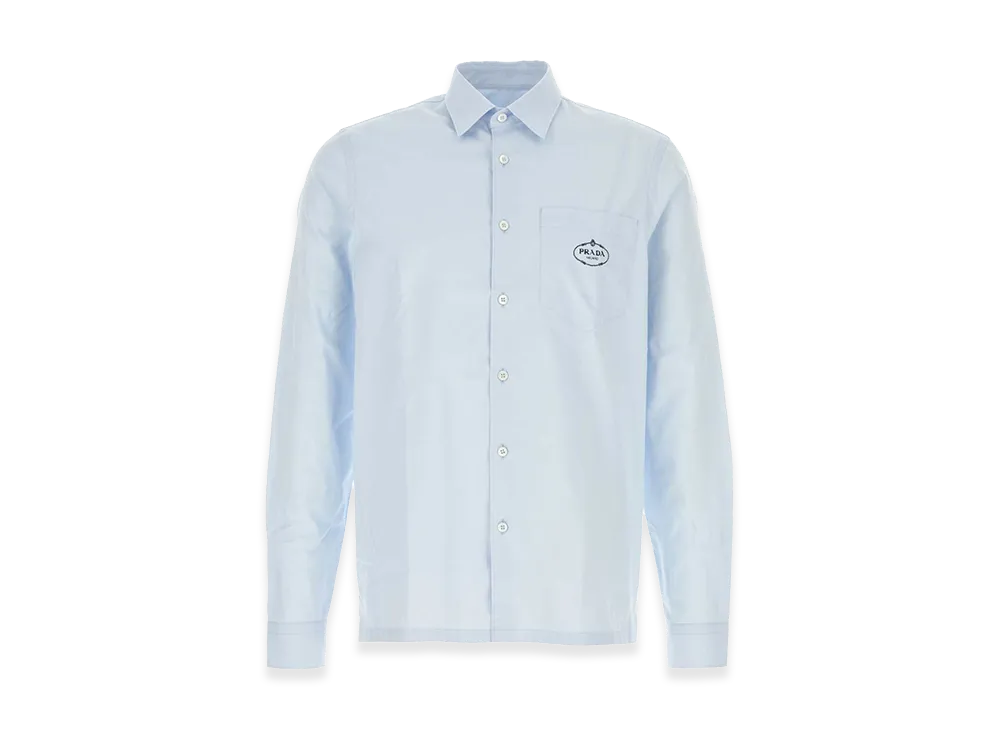 PRADA Poplin Shirt "Light Blue"