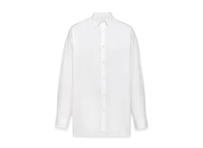 PRADA Oversized Cotton Shirt "White"