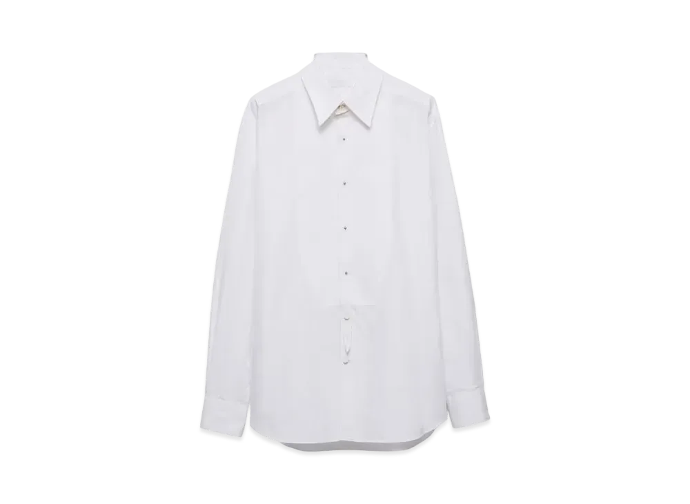 PRADA Men's Cotton Shirt "White"