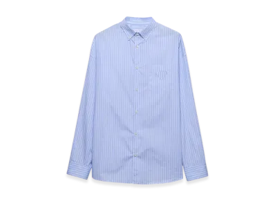 PRADA Striped Cotton Shirt "Astro/White"