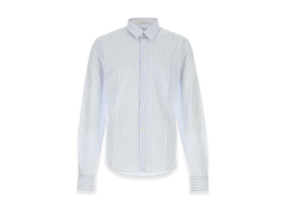 PRADA Embroidered Poplin Shirt "Stripped"
