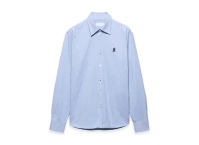 PRADA Classic Fit Cotton Shirt "Light Blue"