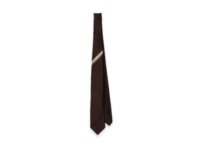 PRADA Silk Tie "Dark Brown"