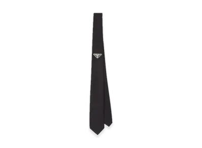 PRADA Re-Nylon Gabardine Tie "Black"